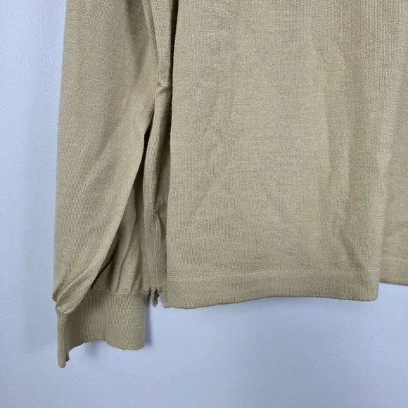 Bullock & Jones San Francisco Merino Wool Cashmere Silk Long Sleeve Polo XXL - Picture 5 of 6